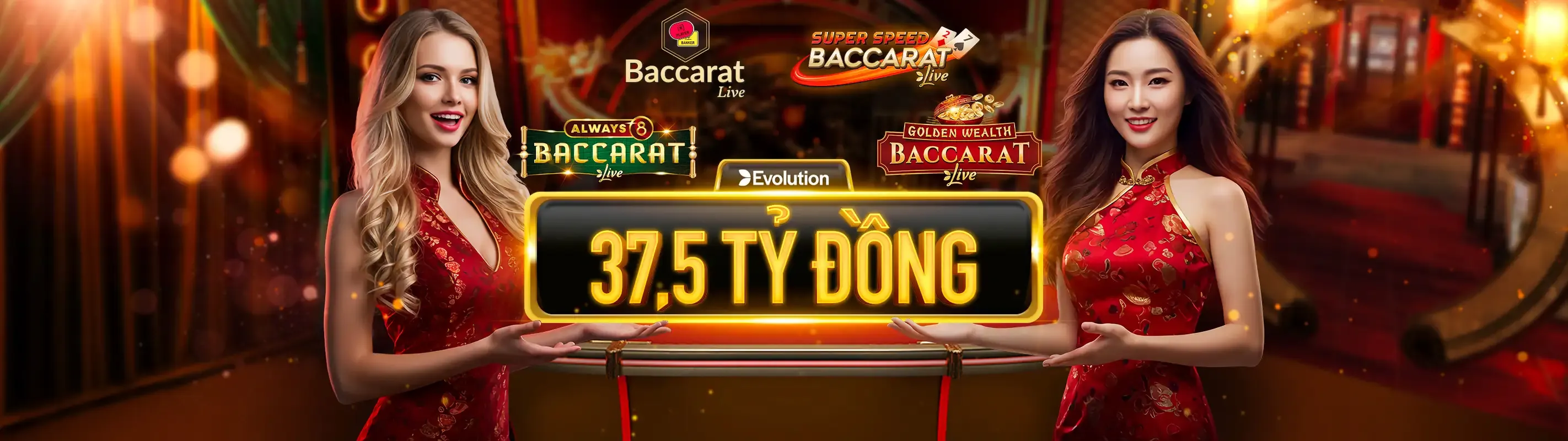 Giao diện sòng bạc trực tuyến với dealer người thật